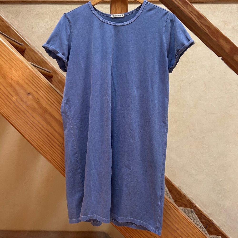 Marine Layer Wilton Mini T-shirt Dress size L
